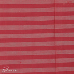Red & Tan Mangalagiri Cotton Saree
