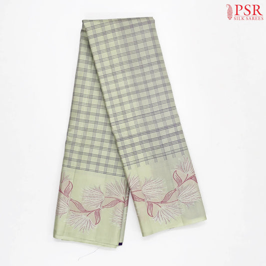 Tea Green Kanchipuram Silk Saree