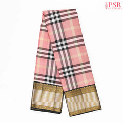 Bubblegum Pink Kanchipuram Silk Saree
