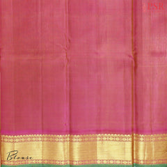Olive Tan Kanchipuram Silk Saree