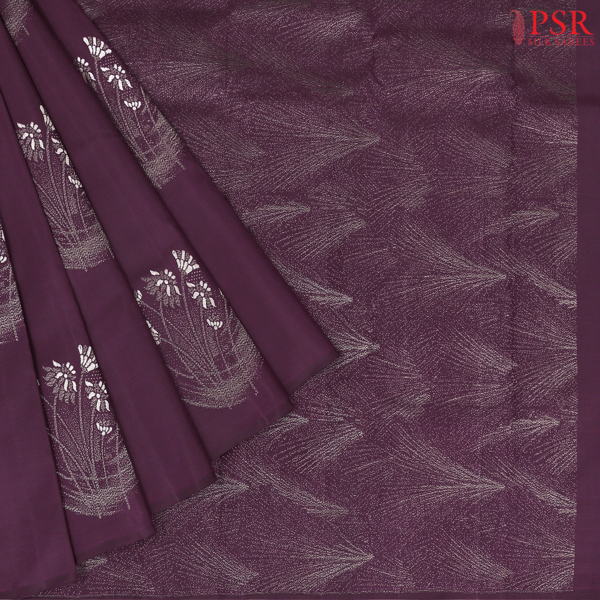 Tyrian Brown Kanchipuram Silk Saree