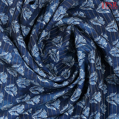 Indigo Blue Modal Silk Saree