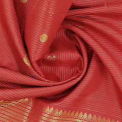 Barn Red Kanchipuram Silk Saree
