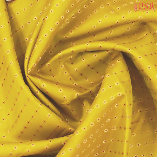 Corn Yellow Soft Silk Saree