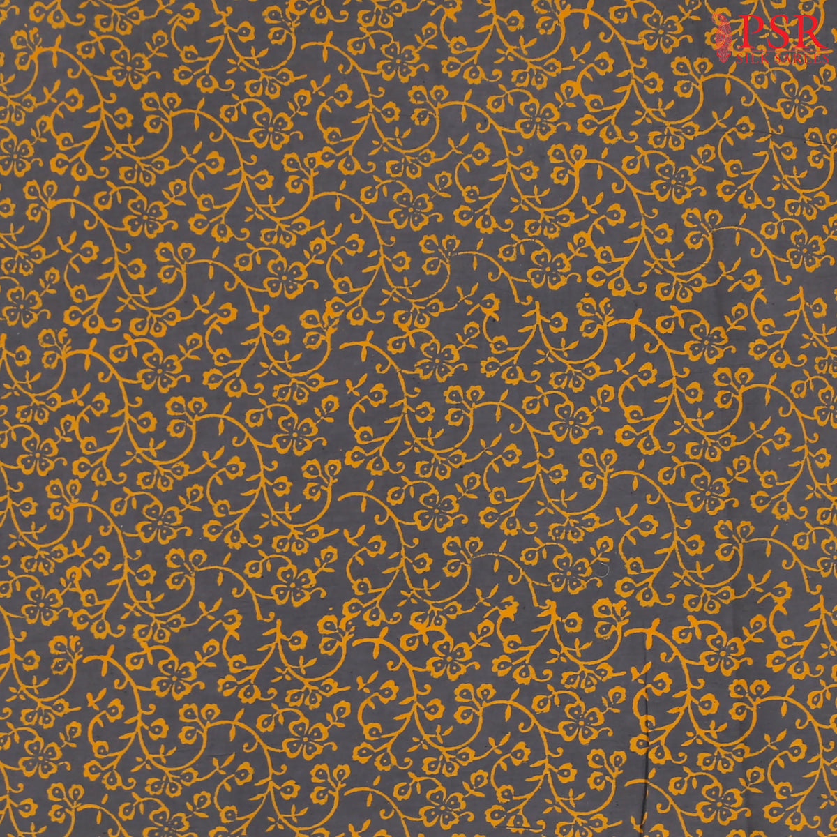 Grey Cotton Print Running Material