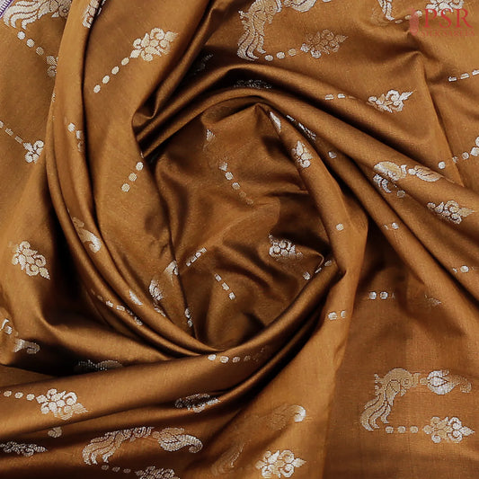 Brown Soft Art Silk Saree