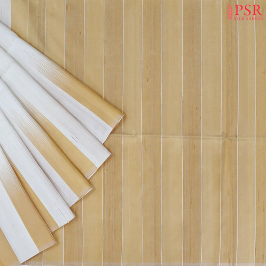 Off White Soft Silk Saree