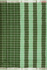 Dark Sap Green Mangalagiri Cotton Saree