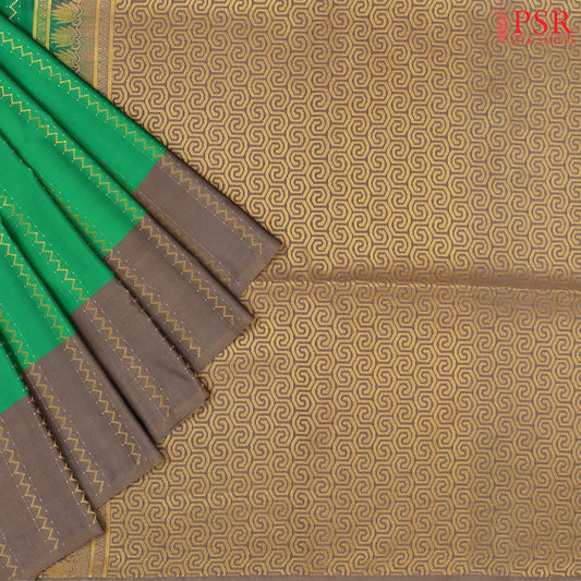 Emerald Green Soft Art Silk Saree