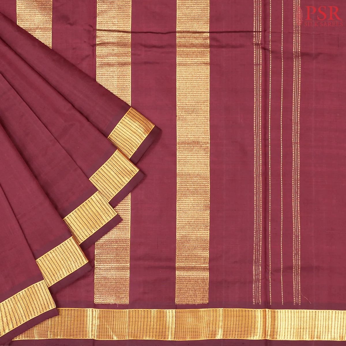 Maroon Nine Yards Pure Silk Saree