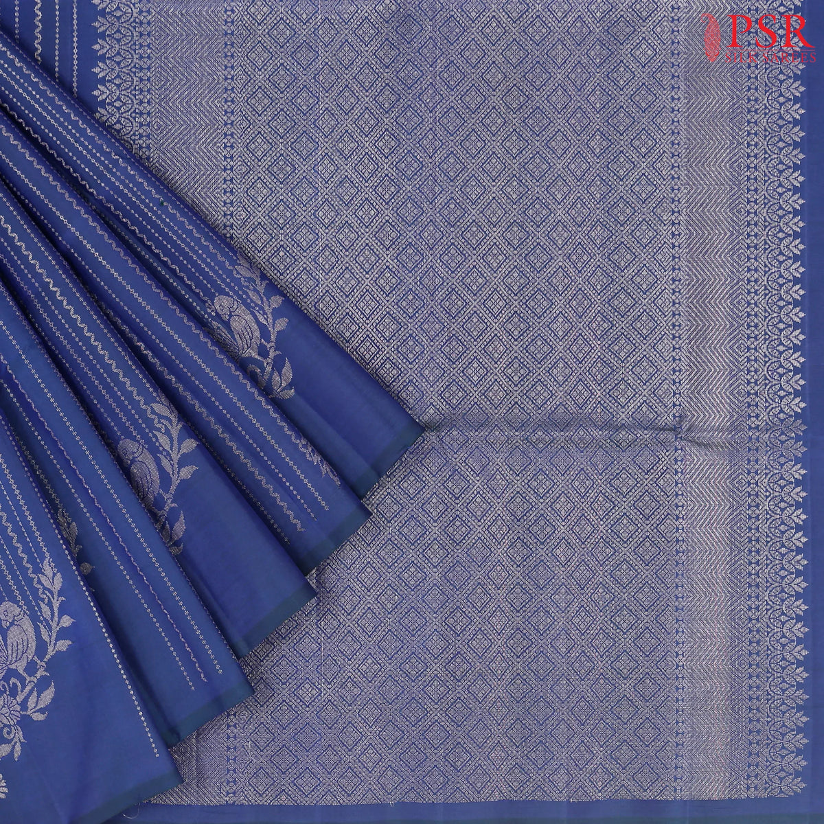 Navy Blue Soft Silk Saree