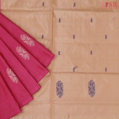 Raspberry Pink Vazhainaar Silk Saree
