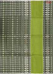 Dark Pickle Green Soft Silk Saree