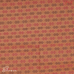 Dark Sandstone Orange Kovai Cotton Saree