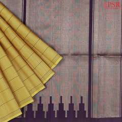 Goldenrod Soft Silk Saree