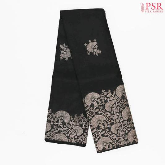 Black Kanchipuram Silk Saree