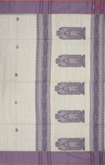 Beige Byloom Cotton Saree