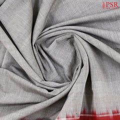 Grey Ikkat Cotton Saree