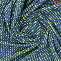Indigo Blue Jaipur Cotton Print Running Material