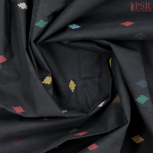 Black Bengal Cotton Saree