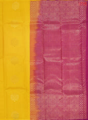 Yellow Fancy Kanchipuram Silk Saree