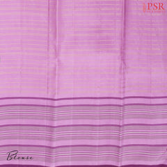 Aubergine Purple Kanchipuram Silk Saree