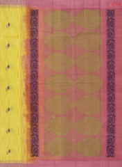Corn Yellow Kanchi Cotton Saree