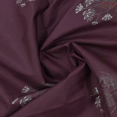 Tyrian Brown Kanchipuram Silk Saree