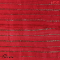 Beige Banaras Jute Silk Saree