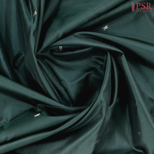 Bottle Green Vazhainaar Silk Saree
