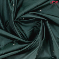 Bottle Green Vazhainaar Silk Saree