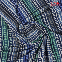 Multicolor Dabu Print Running Material