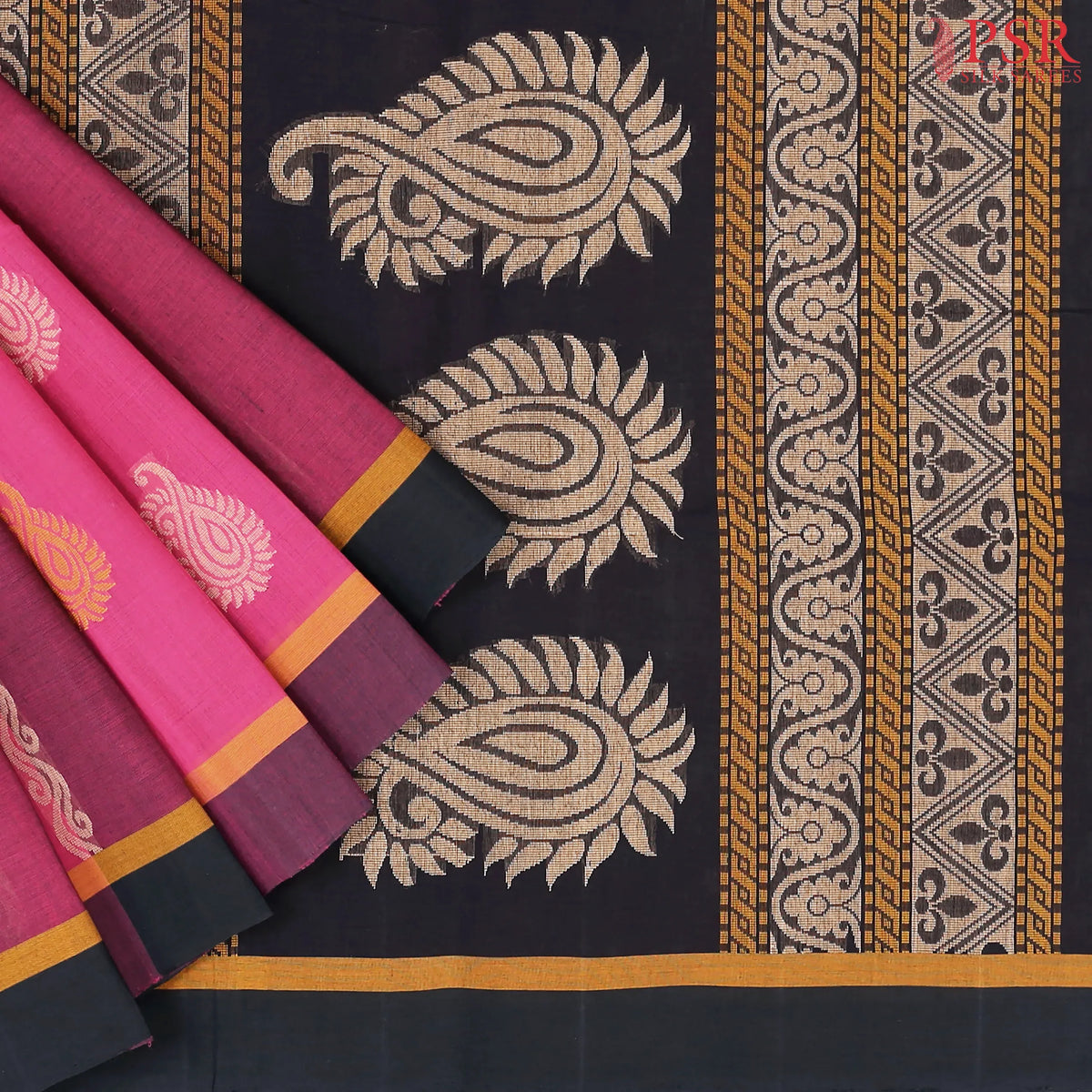 Pink Kovai Cotton Saree