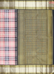 Bubblegum Pink Kanchipuram Silk Saree