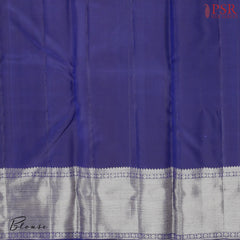 Indigo Blue Kanchipuram Silk Saree