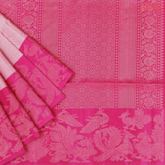 Orchid Pink Soft Silk Saree