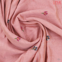 Flamingo Pink Ghicha Cotton Saree