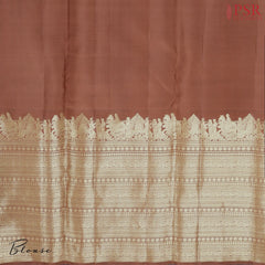 Cinnamon Brown Kanchipuram Silk Saree