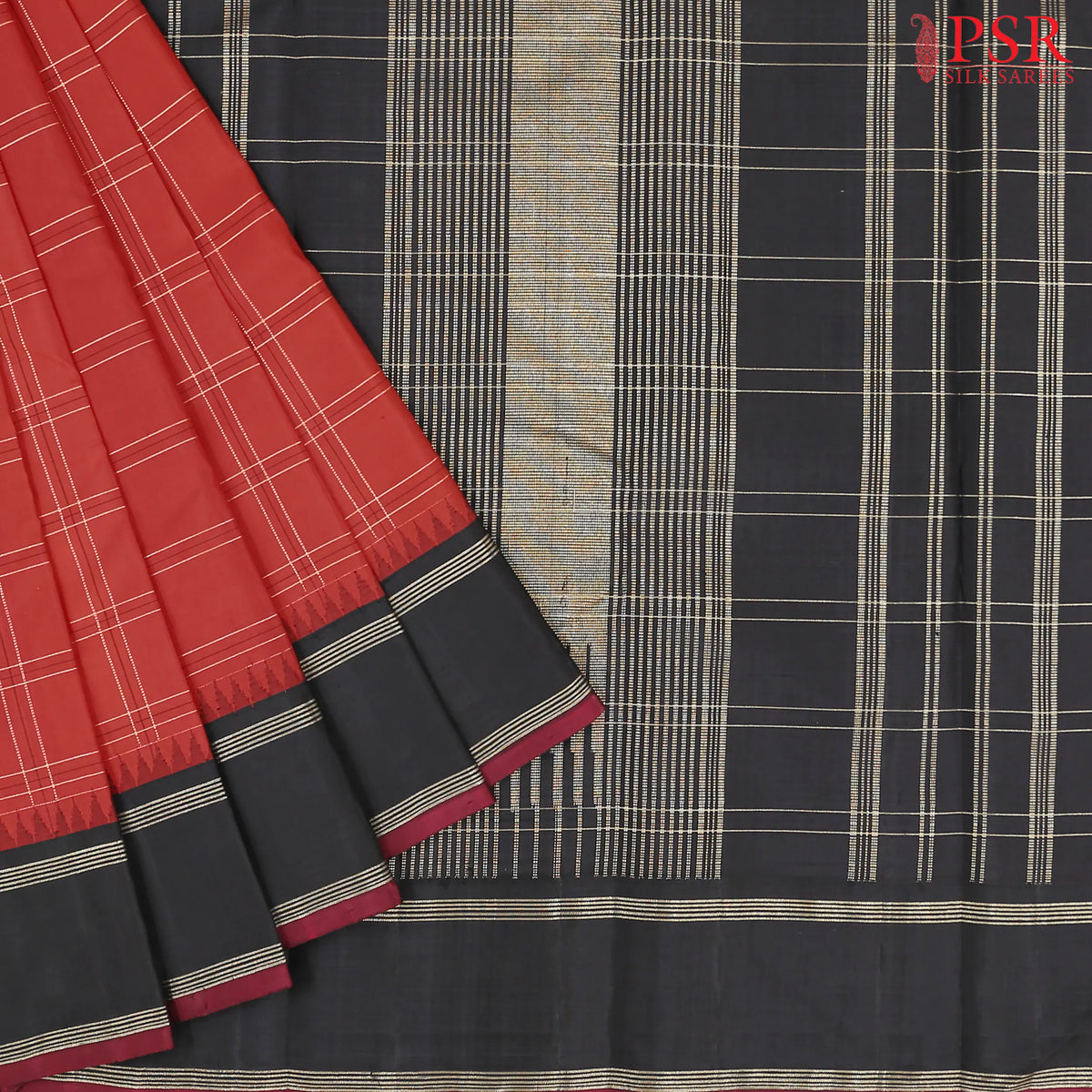 Red Kanchipuram Silk Saree