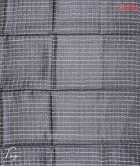 Charcoal Grey Tassar Dress Material