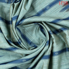Tiffany Blue Ghicha Cotton Saree