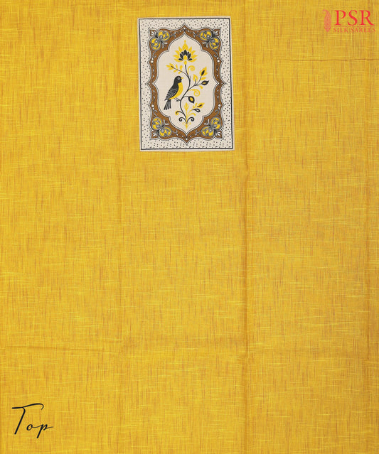 Spectra Yellow Chirala Cotton Dress Material