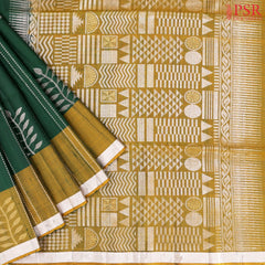 Dark Green Soft Silk Saree