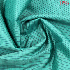 Caribbean Turquoise Kanchipuram Silk Saree