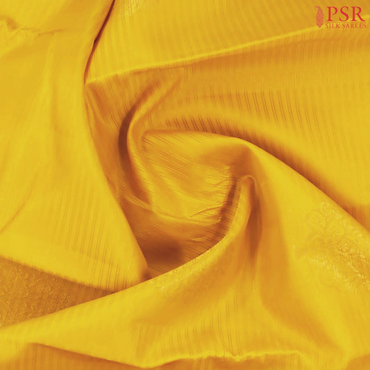 Yellow Fancy Kanchipuram Silk Saree