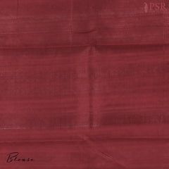 Beige Banaras Jute Silk Saree