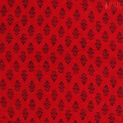 Fuchsia pink Cotton Print Running Material