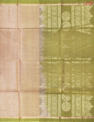 Tussar Beige Silk Cotton Saree