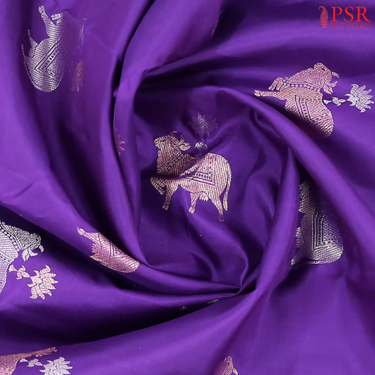 Violet Soft Silk Saree