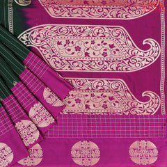 Dark Green Soft Art Silk Saree